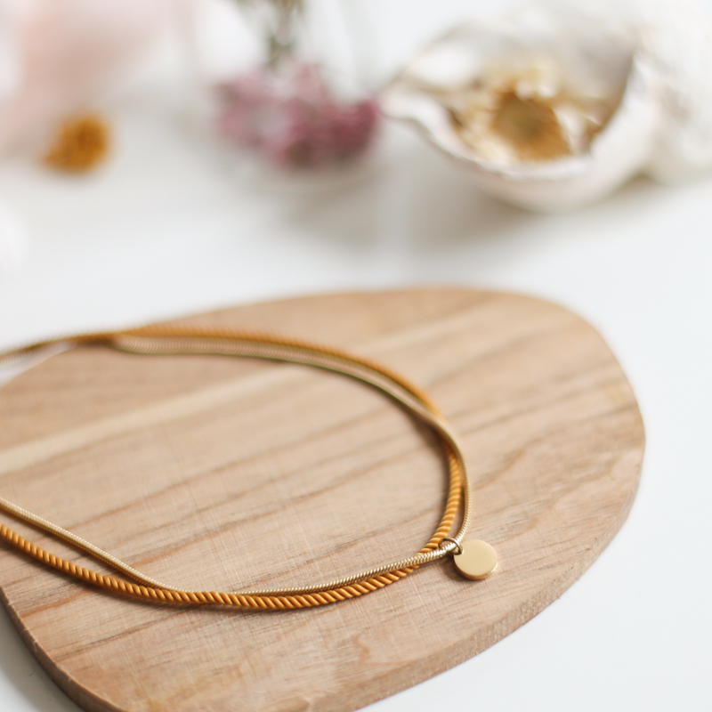 bracelet-collier-acier-or-valentine-miel-2