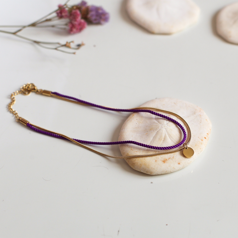 bracelet-collier-valentine-or-violet