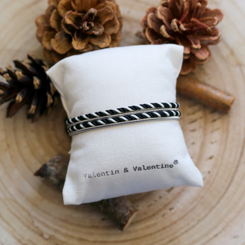 bracelet-argent-valentin-noir:blanc-coussin
