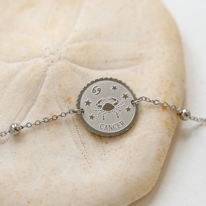 Bracelet Cancer - Argenté