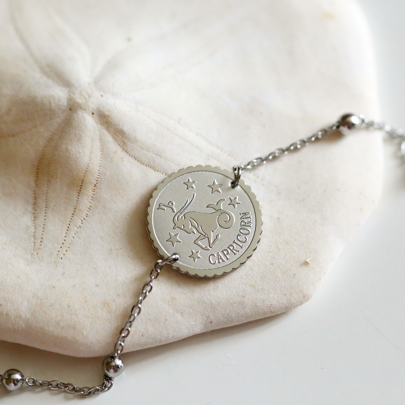 Bracelet Capricorne - Argenté