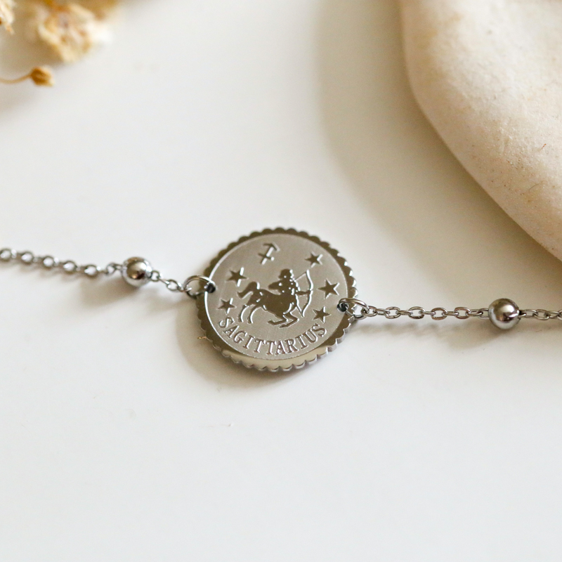 Bracelet Sagittaire - Argenté