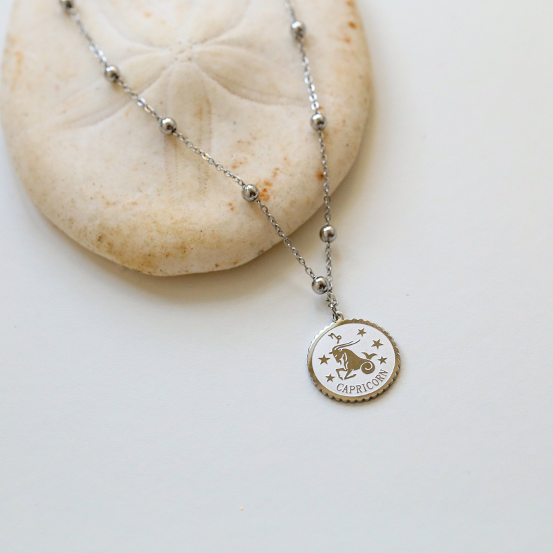 Collier Capricorne - Argenté