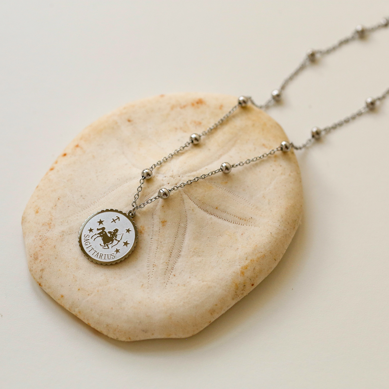 Collier Sagittaire - Argenté