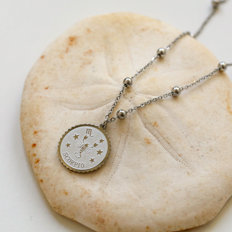 Collier Scorpion - Argenté
