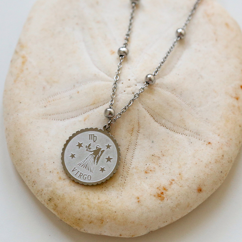 Collier Vierge - Argenté