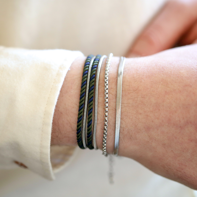 bracelet-homme-argent-porte-charlie-léon-valentin:kakimarine