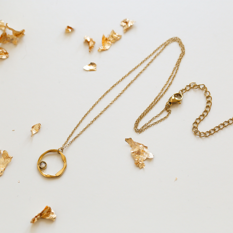 Collier Aube- Doré