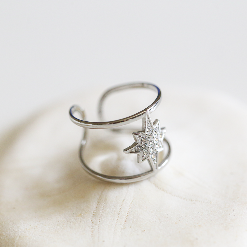 Bague Stella - Argenté