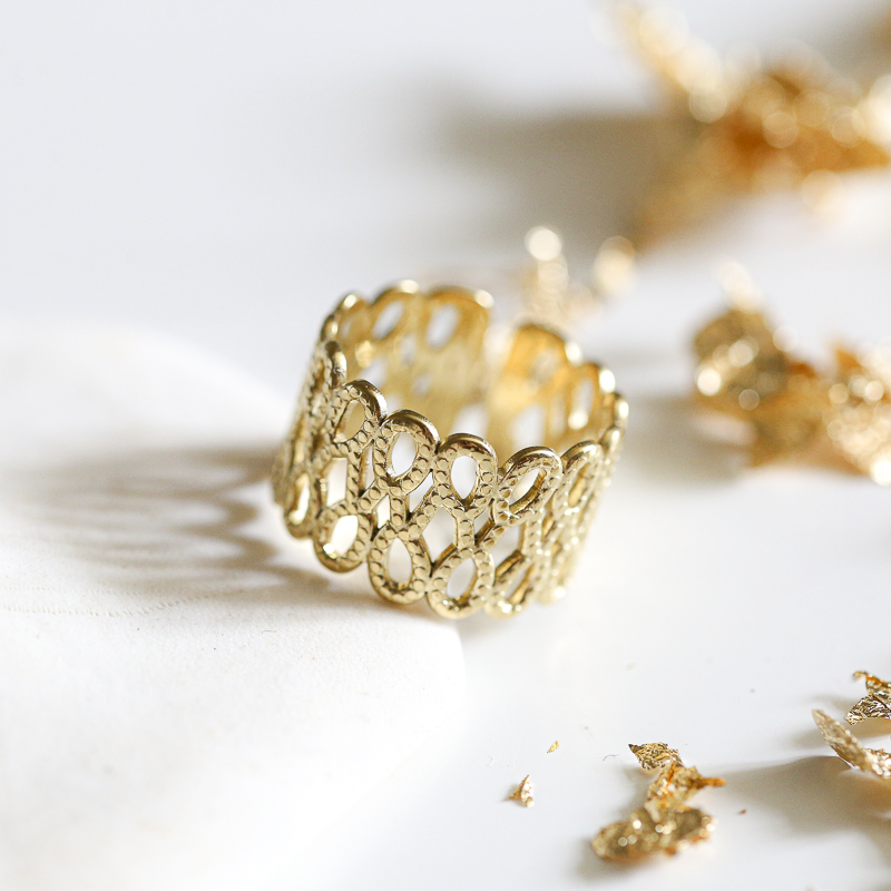 Bague Faustine - Doré