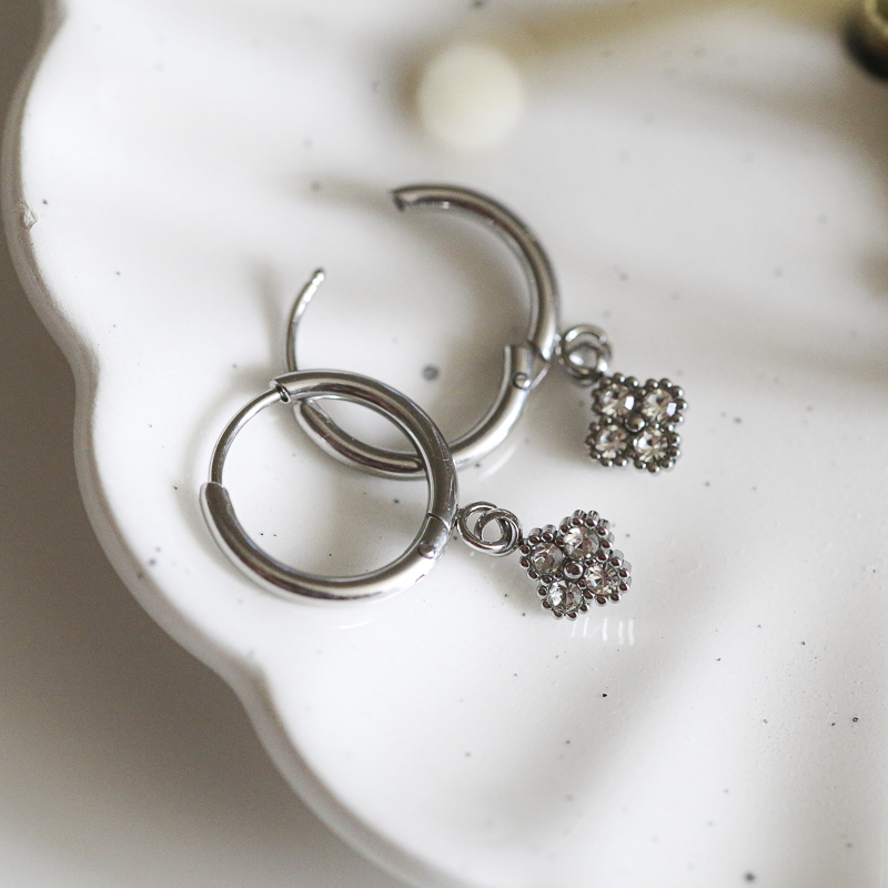 Boucles Isée - Argenté