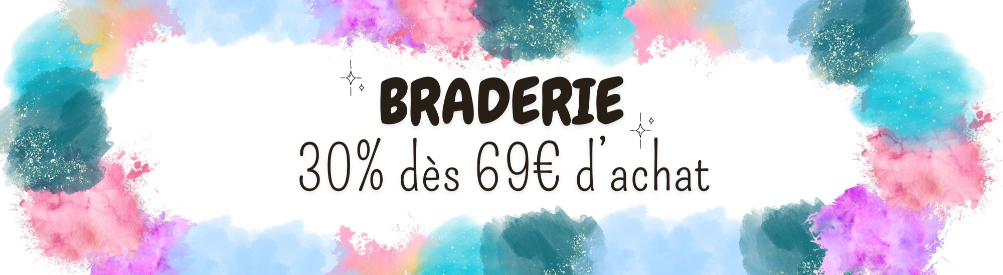 bandeau braderie