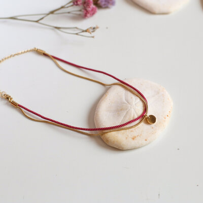 Valentine - Doré / Terracotta