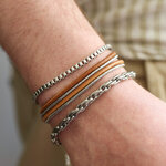 bracelet-homme-argent-look-camel:orion:oliver