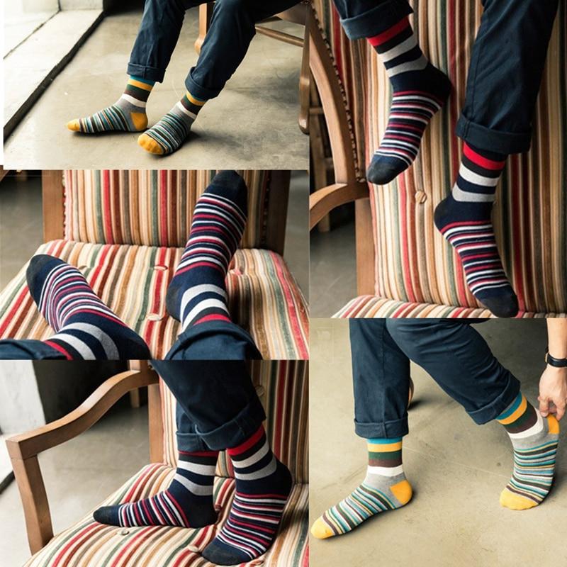 chaussettes-rayures-colorées-fantaisie