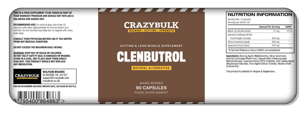 label clenbutrol