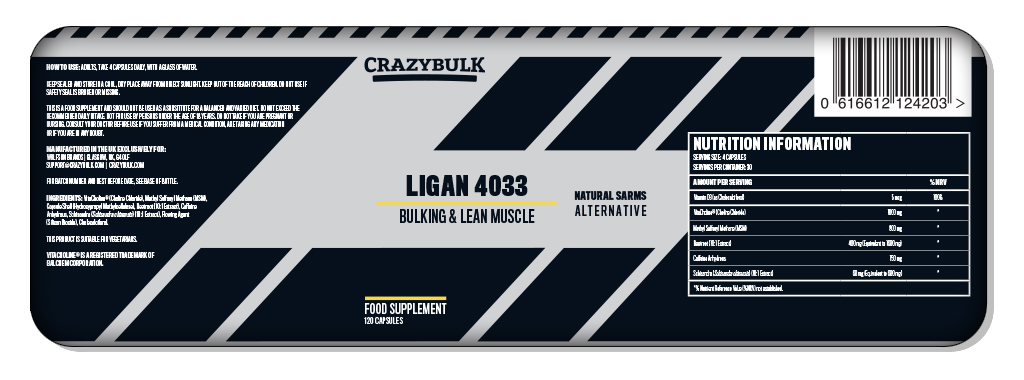 label crazybulk ligan 4033