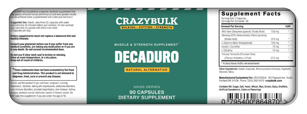 label decaduro