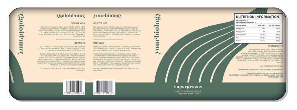lavel yourbiology supergreens