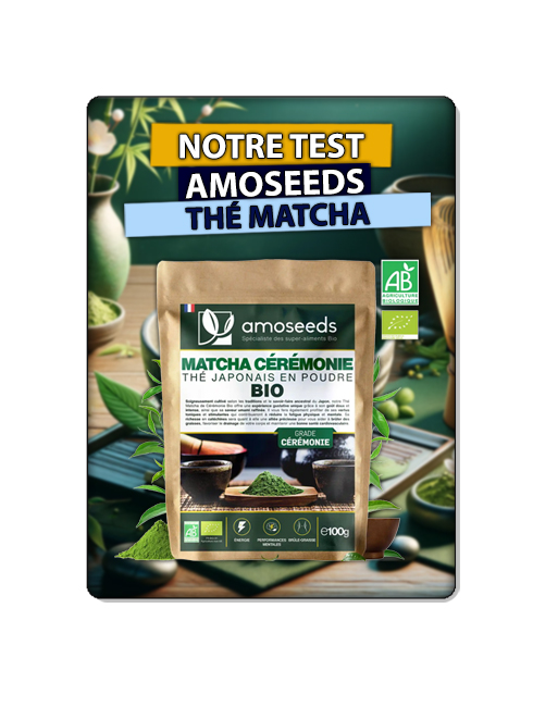 article test the matcha amoseeds