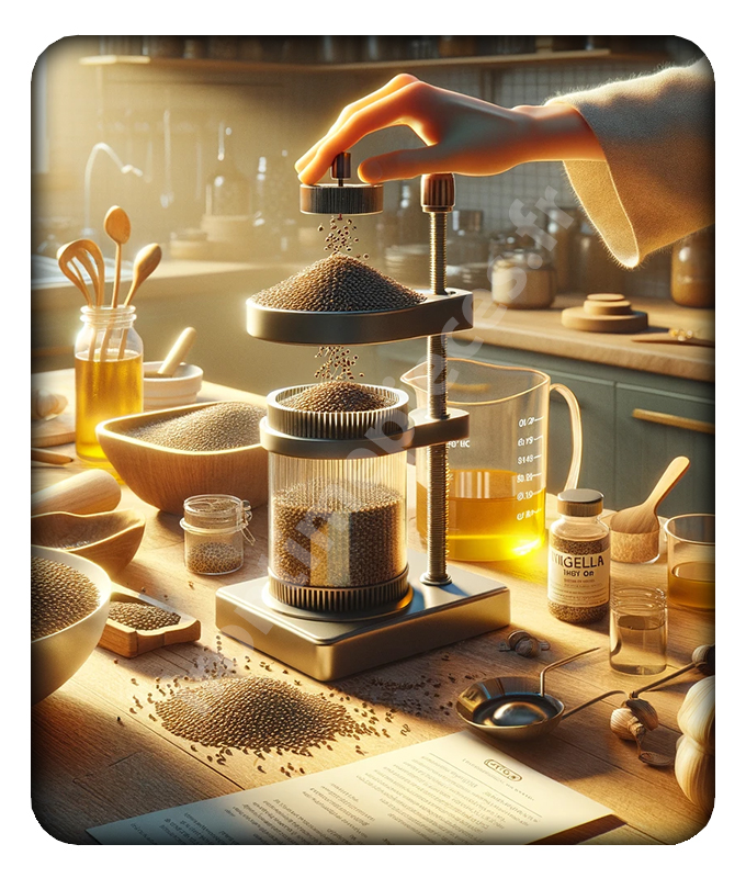 illustration recette huile de nigelle 1