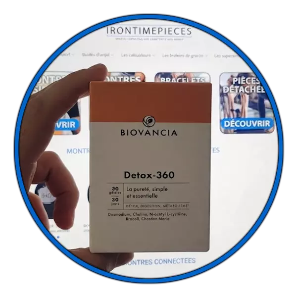 Photo de la boîte Detox 360 Biovancia