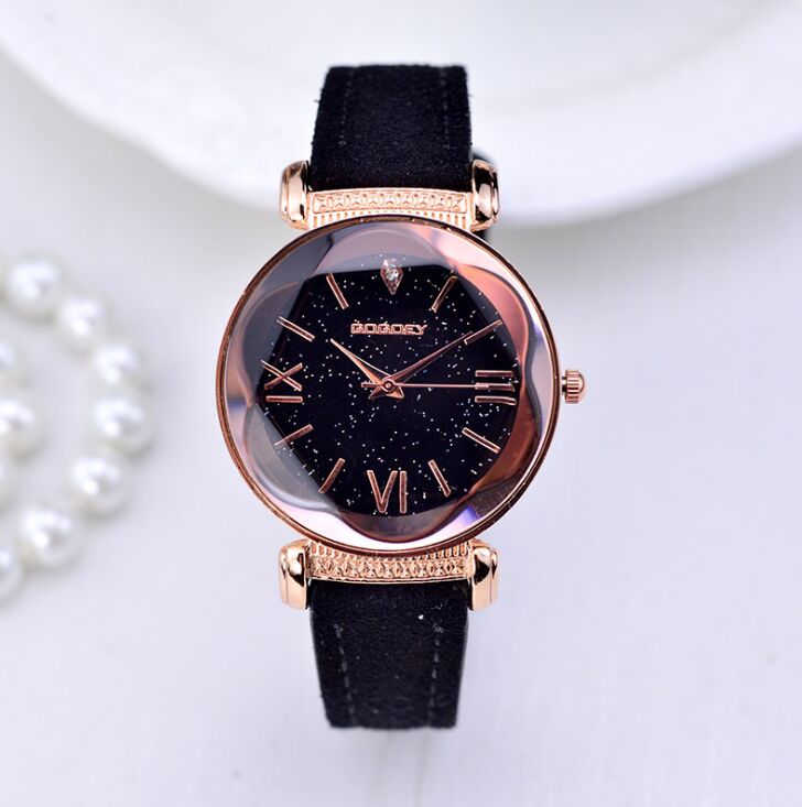 Nouvelle-Mode-Gogoey-Marque-Or-Rose-Montres-En-Cuir-Femmes-dames-occasionnels-robe-quartz-montre-bracelet