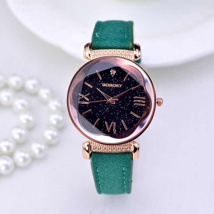 Nouvelle-Mode-Gogoey-Marque-Or-Rose-Montres-En-Cuir-Femmes-dames-occasionnels-robe-quartz-montre-bracelet