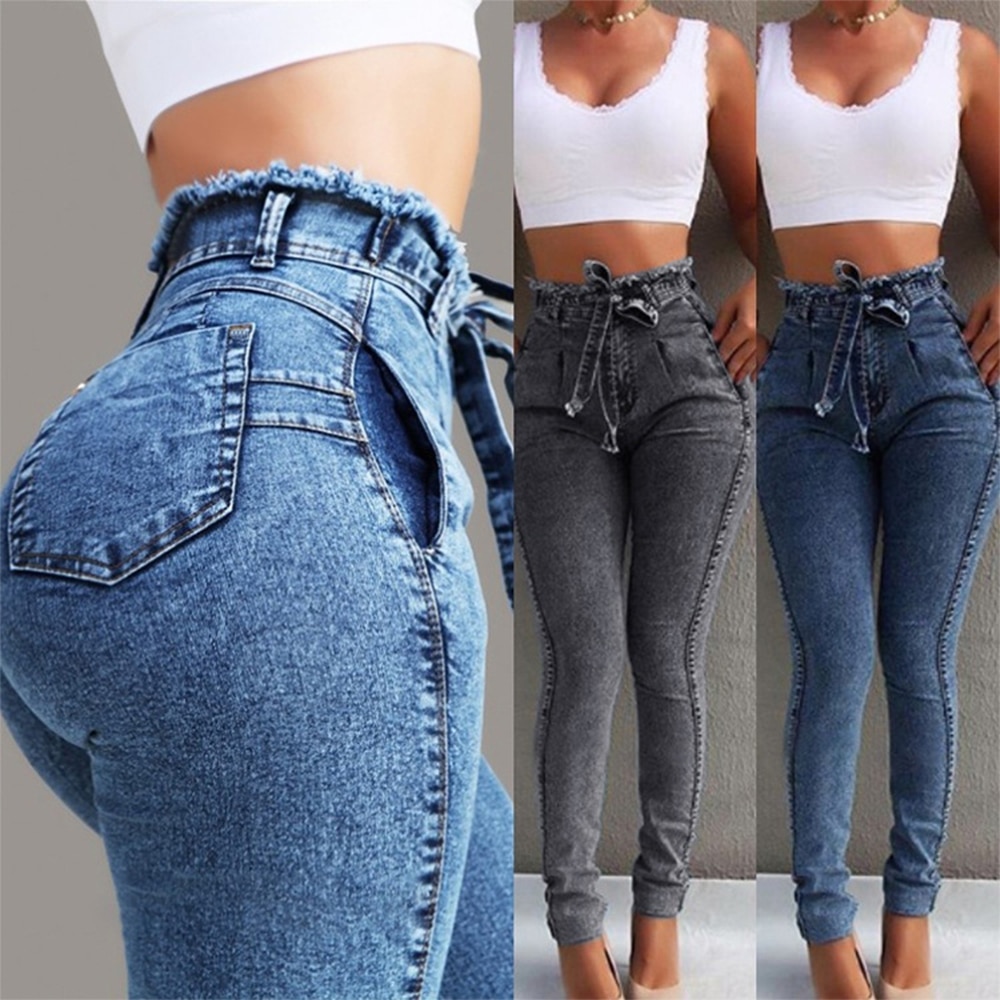 24 S Femme Vêtements Pantalons & Jeans Jeans Taille haute Jean 