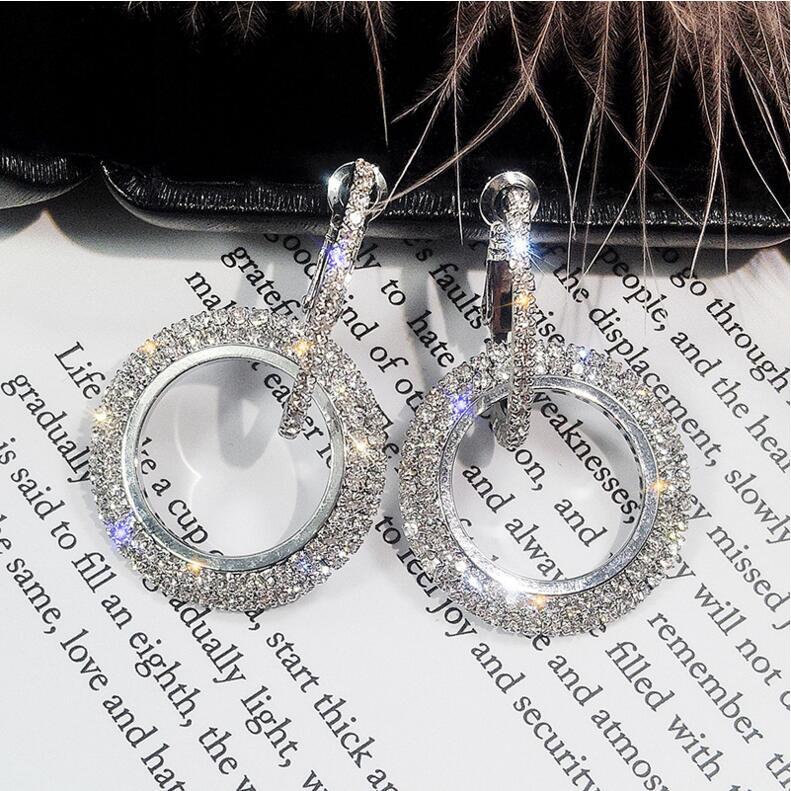 Nouveau-design-bijoux-cr-atifs-de-haute-qualit-l-gant-cristal-boucles-d-oreilles-rond-Or