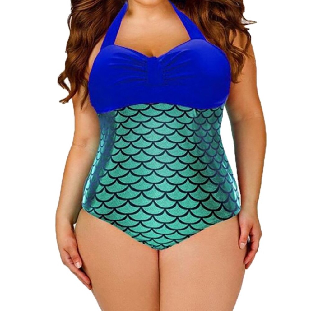 Sexy-grande-taille-4XL-poisson-chelle-maillot-de-bain-imprim-femmes-une-pi-ce-maillot-de