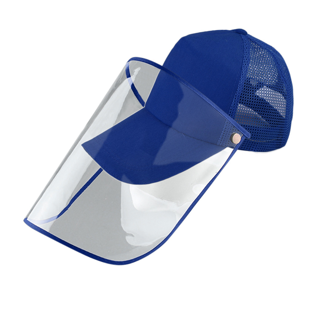 Casquette de protection postillons bleu