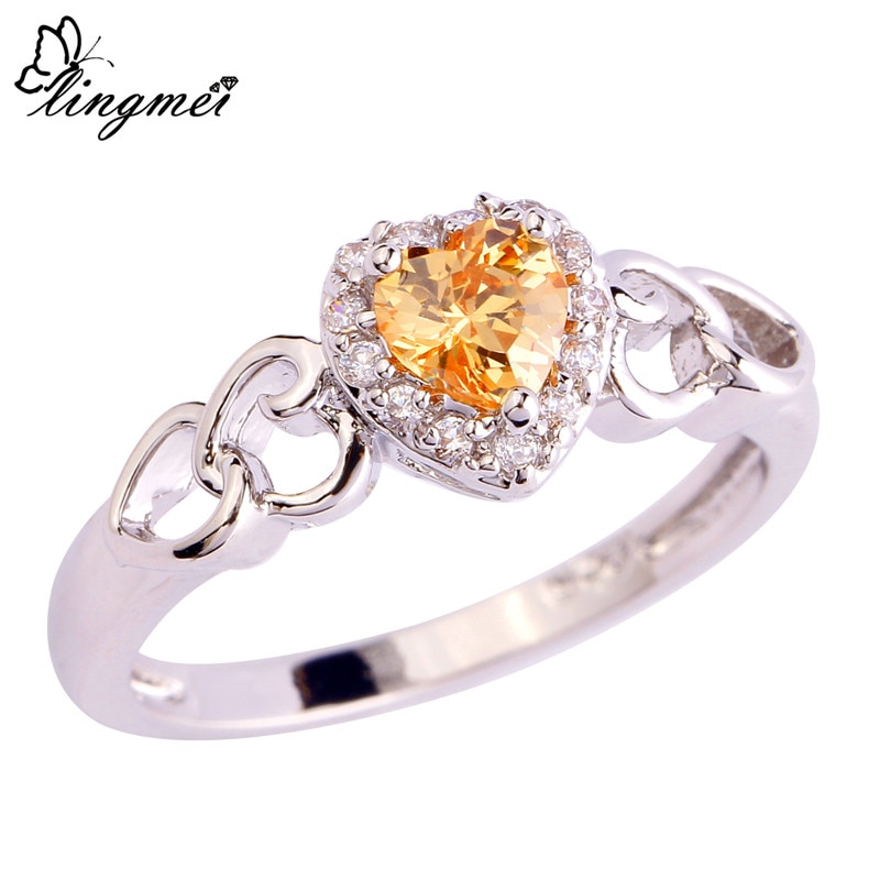 Lingmei-En-Gros-Lady-Coeur-Doux-Coupe-AAA-Multi-CZ-Argent-taille-de-la-bague-6