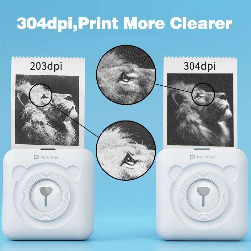 Peripage-304-DPI-imprimante-Photo-de-poche-Mini-Photo-Bluetooth-sans-fil-autocollant-imprimante-pour-t