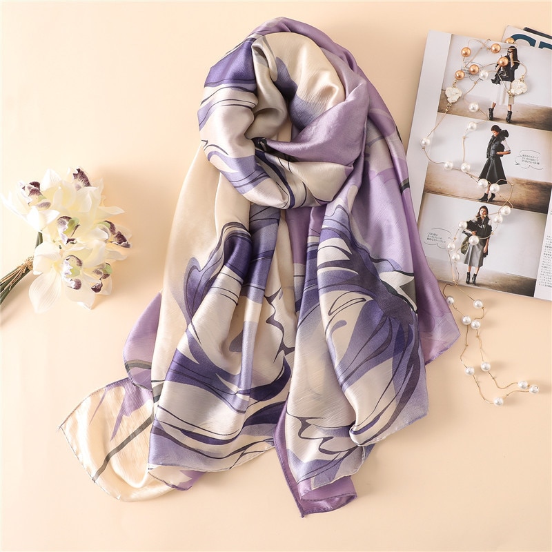 100-Foulard-en-soie-naturelle-femmes-marque-de-luxe-impression-num-rique-fleurs-soie-Pashmina-ch