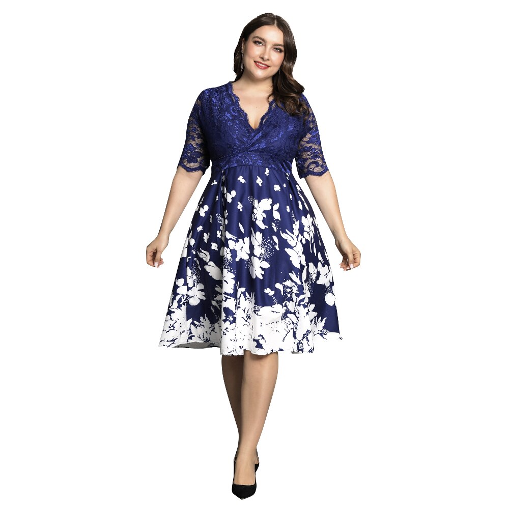 Robe été grande taille chic sale