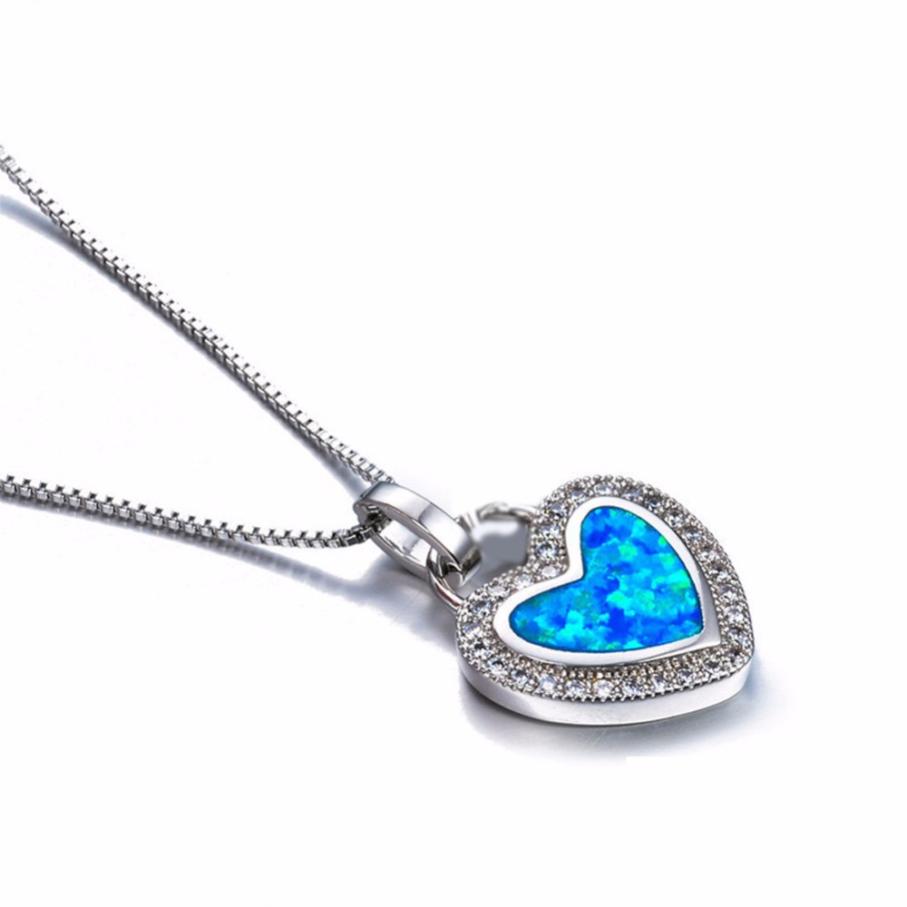 Mode-Artificielle-Bleu-Feu-Opale-Collier-Pendentif-Coeur-En-Cristal-Argent-Rempli-Pour-Les-Femmes-De