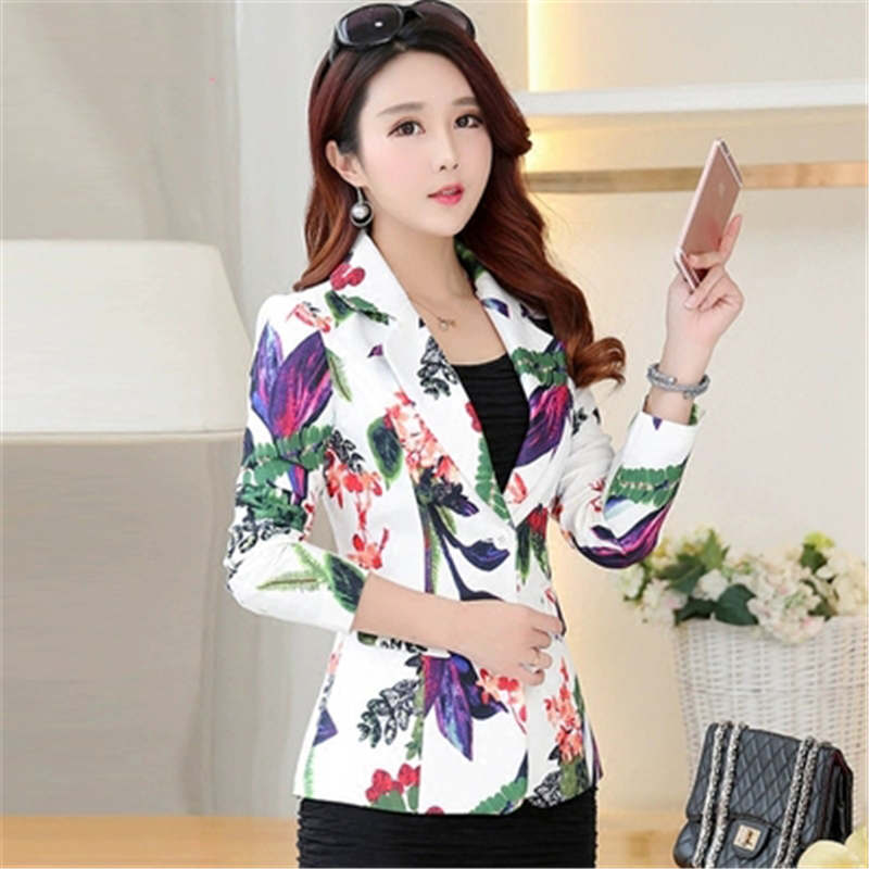 2019-nouveau-femmes-Floral-Blazer-l-gant-simple-boutonnage-fleur-imprimer-Blazers-d-contract-veste-femme