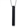 Long-Bar-Vertical-Collier-Pour-homme-femme-En-Noir-Or-Argent-Couleur-Initiale-Pendentif-acier-inoxydable