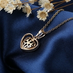 585-or-Rose-trois-concentriques-amour-coeur-cubique-zircone-colliers-et-pendentifs-en-c-ramique-noire