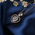 585-or-Rose-trois-concentriques-amour-coeur-cubique-zircone-colliers-et-pendentifs-en-c-ramique-noire