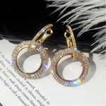 Nouveau-design-bijoux-cr-atifs-de-haute-qualit-l-gant-cristal-boucles-d-oreilles-rond-Or