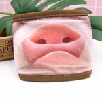 Vilain-blague-masques-dr-le-Expression-cochon-inf-rieur-demi-visage-coton-visage-masque-f-te