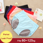 Taille-haute-grande-taille-culottes-menstruelles-Pour-Femmes-Menstruation-M-moires-Coton-Fuite-Preuve-grande-taille