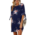 2019-Femmes-robe-d-t-Boho-Style-mousseline-de-soie-imprim-floral-robe-de-plage-Tunique