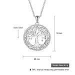 Arbre-de-Vie-Grand-Pendentif-Collier-Bijoux-925-Sterling-Argent-Colliers-et-Pendentifs-Pour-Les-Femmes