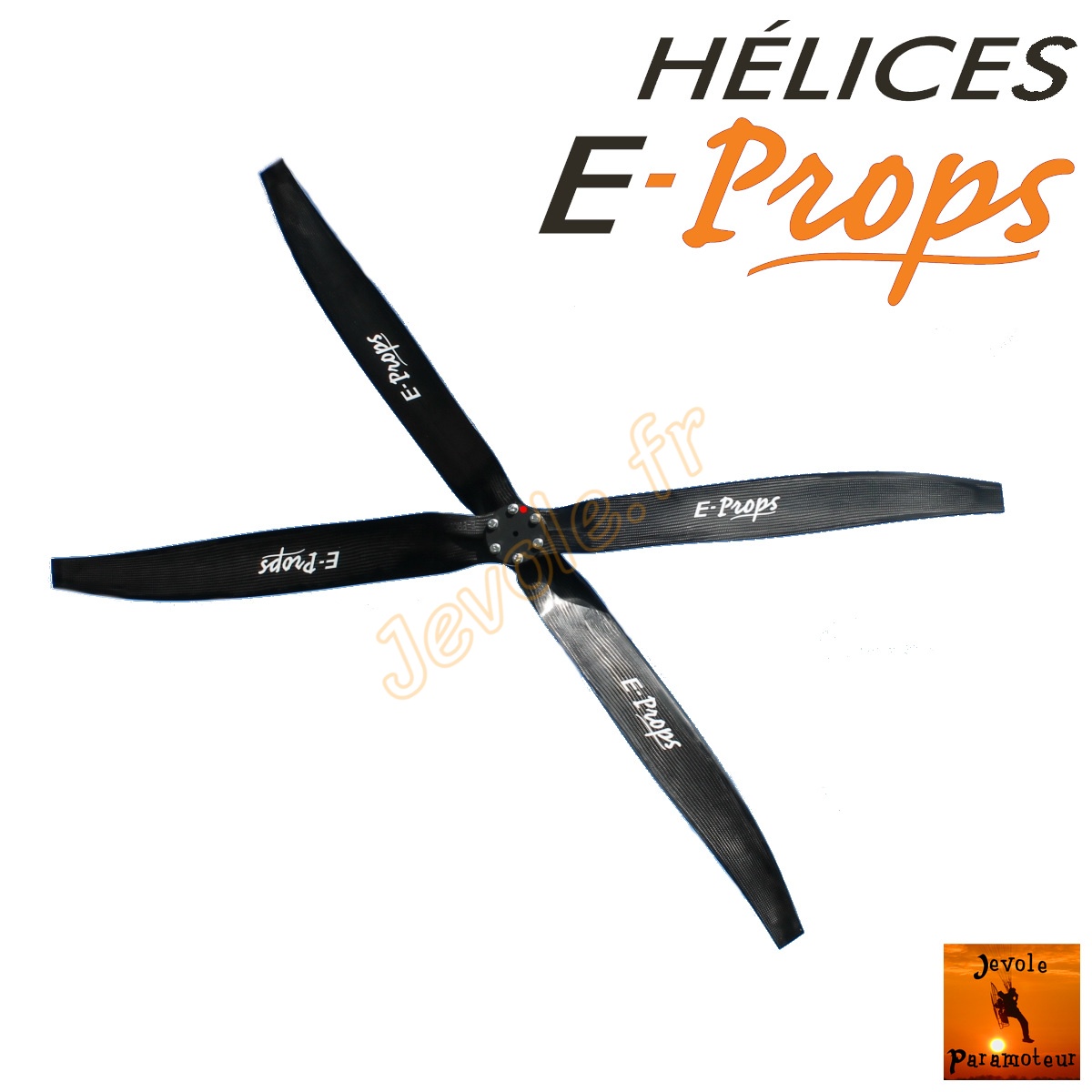 hélice-carbone-eprops-quadripale-4-pales-paramoteur