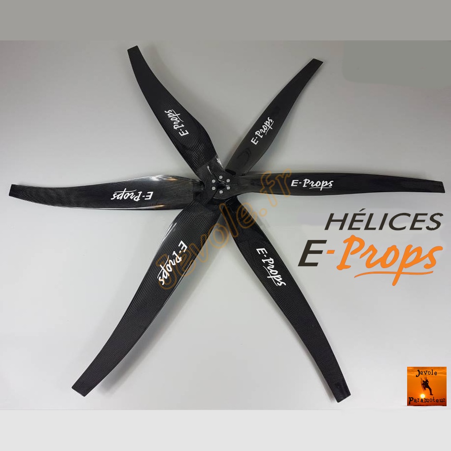 hélice-carbone-eprops-hexapales-6-pales-paramoteur