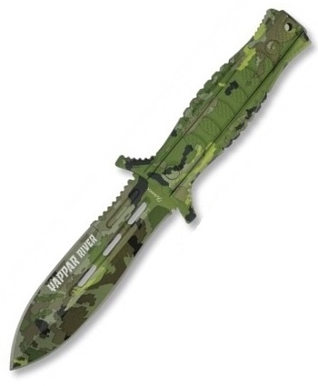 Poignard couteau 24cm camouflage militaire..