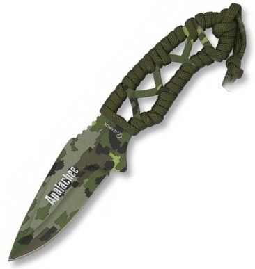 Couteau 20cm camouflage militaire - Full tang tout acier..
